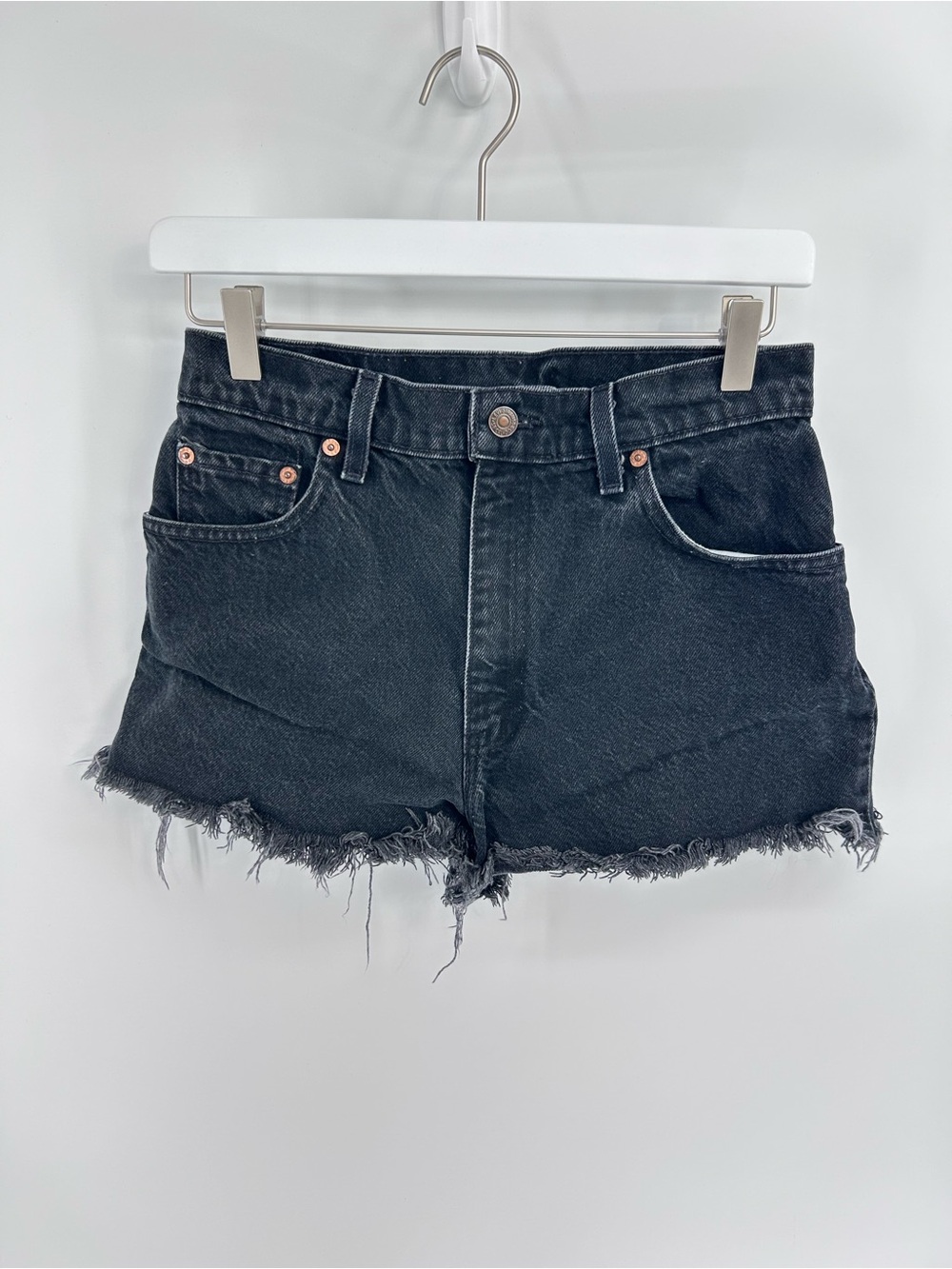 Levi’s Black Denim Shorts - Waist 27/28